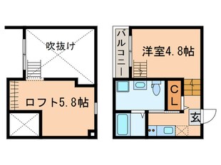 cordial上小田井の物件間取画像